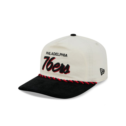 Philadelphia 76ers Retro Pack Script Rope 19TWENTY Snapback Hat
