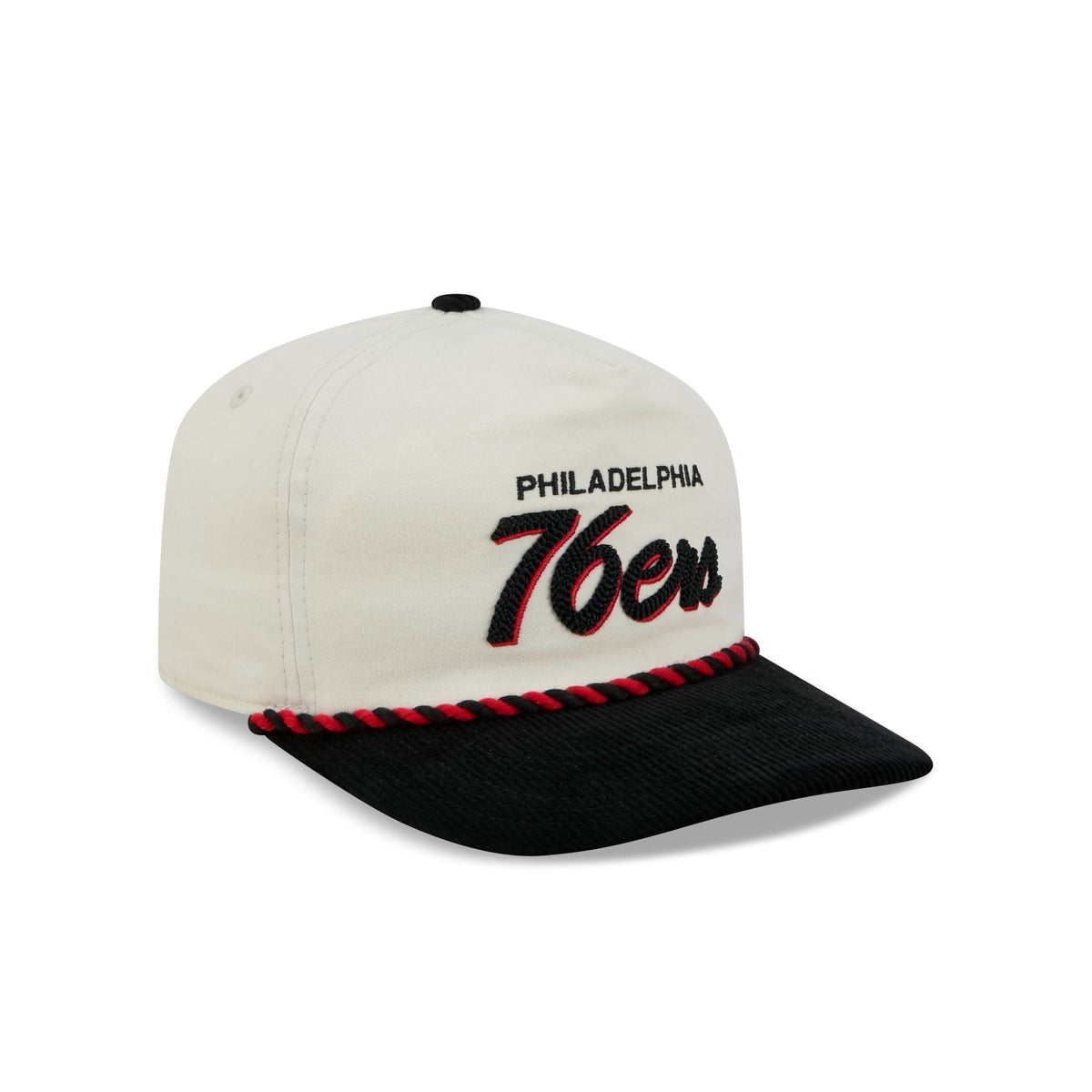 Philadelphia 76ers Retro Pack Script Rope 19TWENTY Snapback Hat