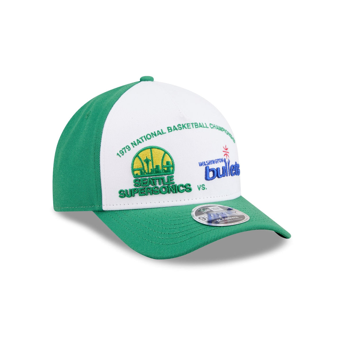 NBA Seattle SuperSonics vs Washington Bullets 9FORTY M-Crown A-Frame Snapback Hat
