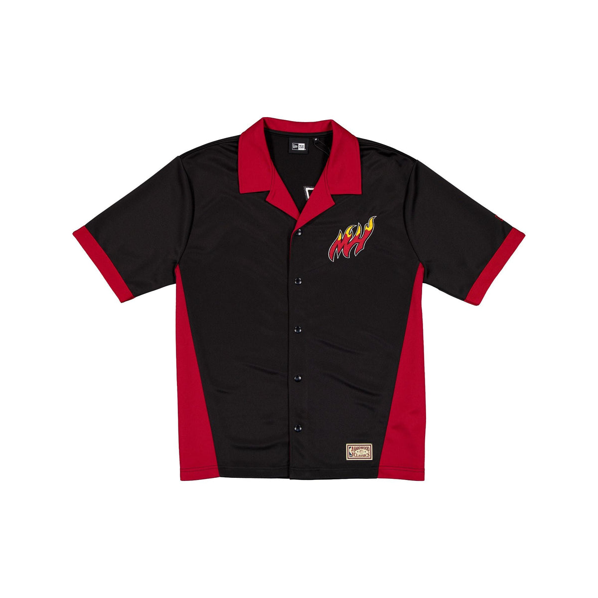 Miami Heat Hardwood Classics Revere Short Sleeve Shirt