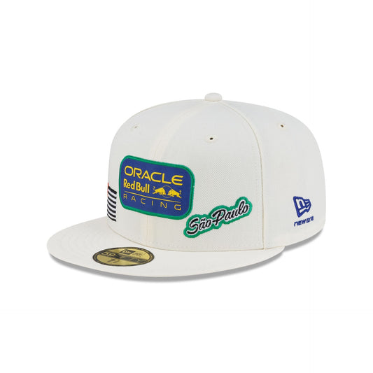 2026 Brazil Race Special Oracle Red Bull Racing Chrome White 59FIFTY Fitted Hat
