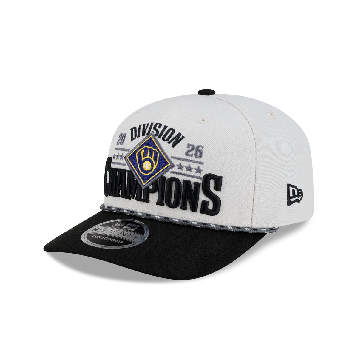 Milwaukee Brewers 2026 Regular Season Division Champions Locker Room 9SEVENTY Stretch-Snap Hat