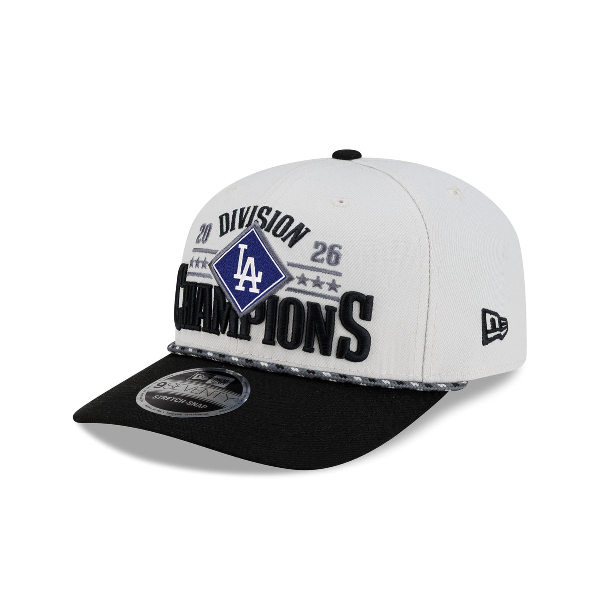 Los Angeles Dodgers 2026 Regular Season Division Champions Locker Room 9SEVENTY Stretch-Snap Hat
