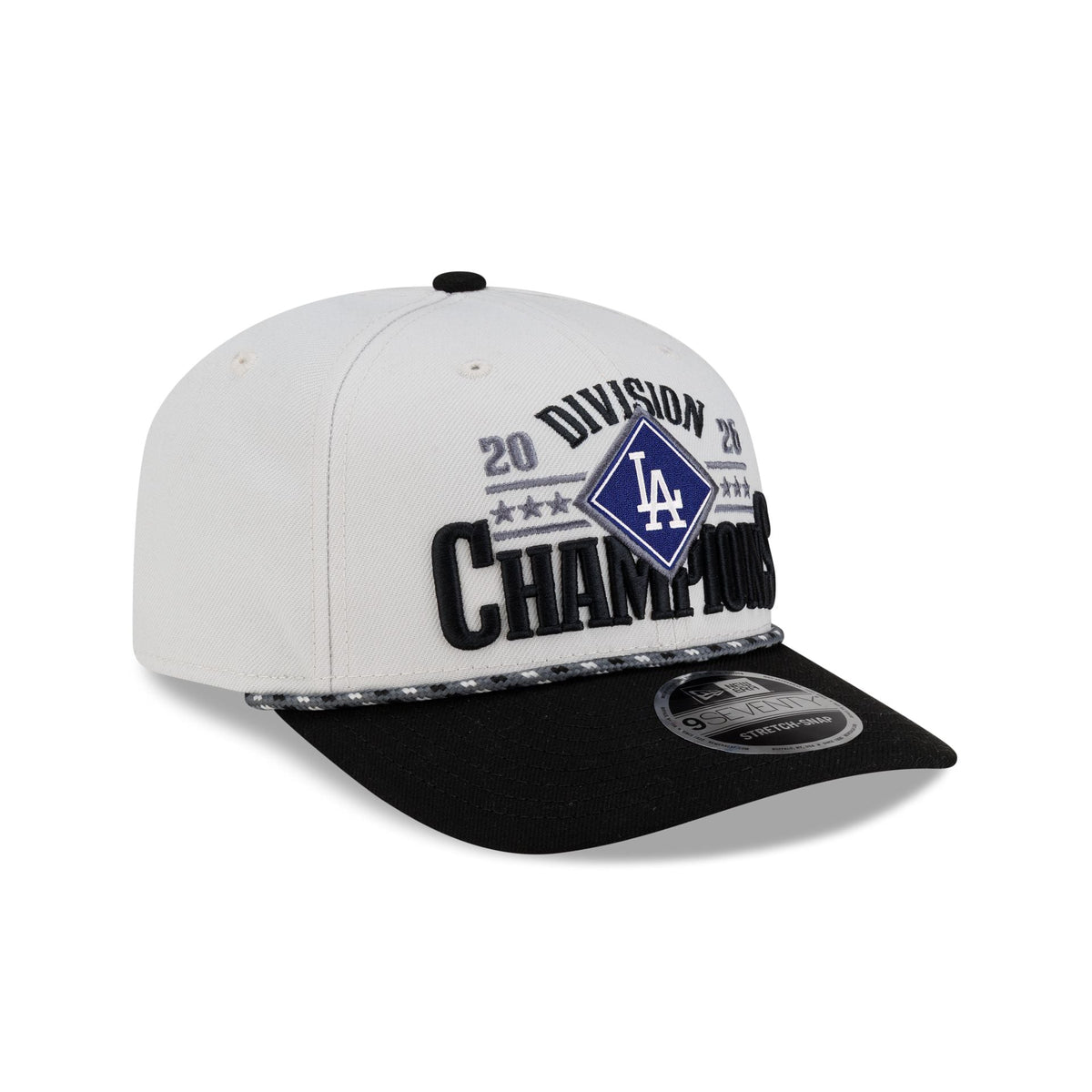 Los Angeles Dodgers 2026 Regular Season Division Champions Locker Room 9SEVENTY Stretch-Snap Hat