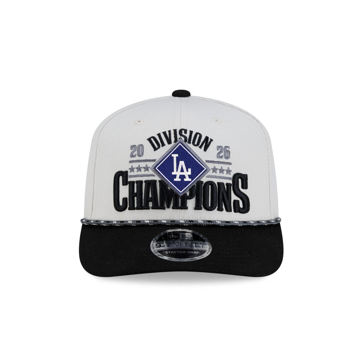 Los Angeles Dodgers 2026 Regular Season Division Champions Locker Room 9SEVENTY Stretch-Snap Hat