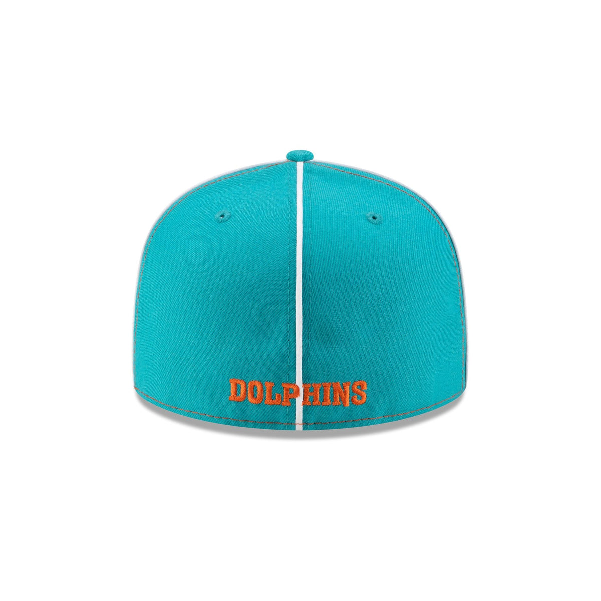 Miami Dolphins Two-Tone Pinwheel 59FIFTY Fitted Hat