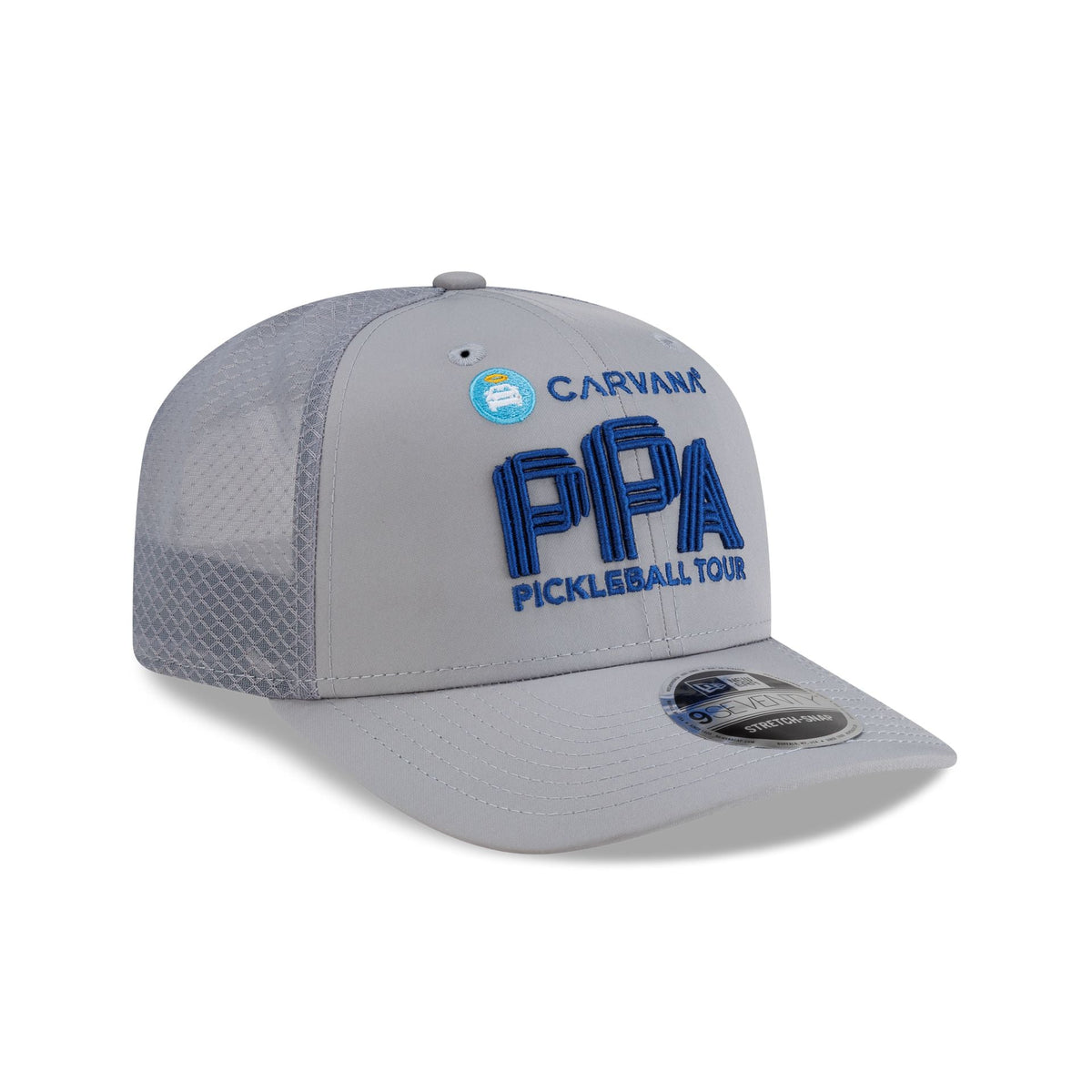 Professional Pickleball Association Carvana Pickleball Tour Gray 9SEVENTY Stretch-Snap Hat