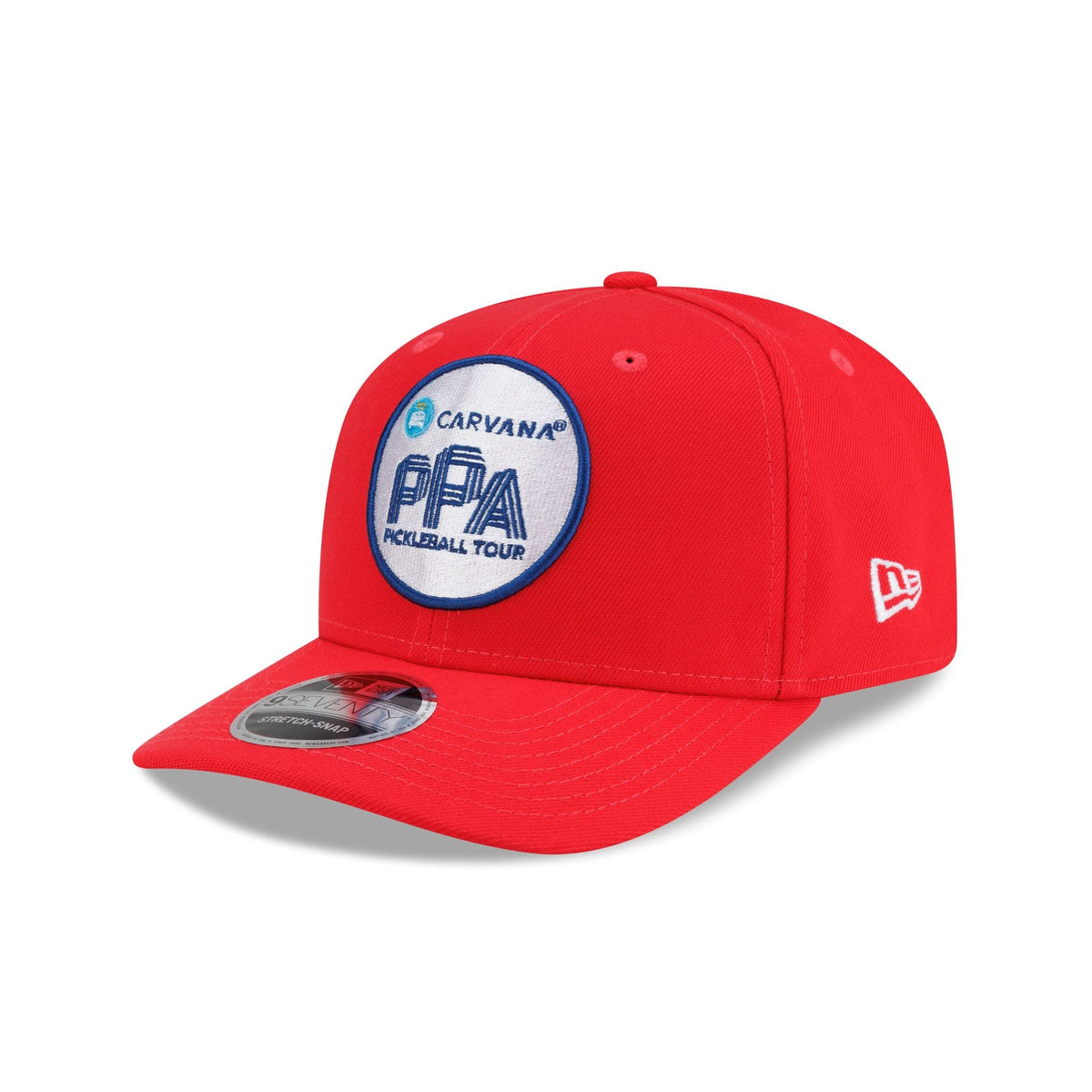 Professional Pickleball Association Carvana Pickleball Tour Red 9SEVENTY Stretch-Snap Hat